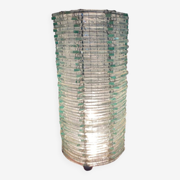 Designer glass table lamp