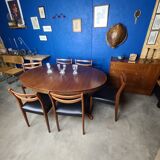 Baumann oval table circa 1960 for 12 guests