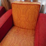Pair of club chairs, 20s