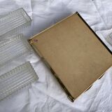 Aperitif set consisting of a wooden tray and mirror, art deco