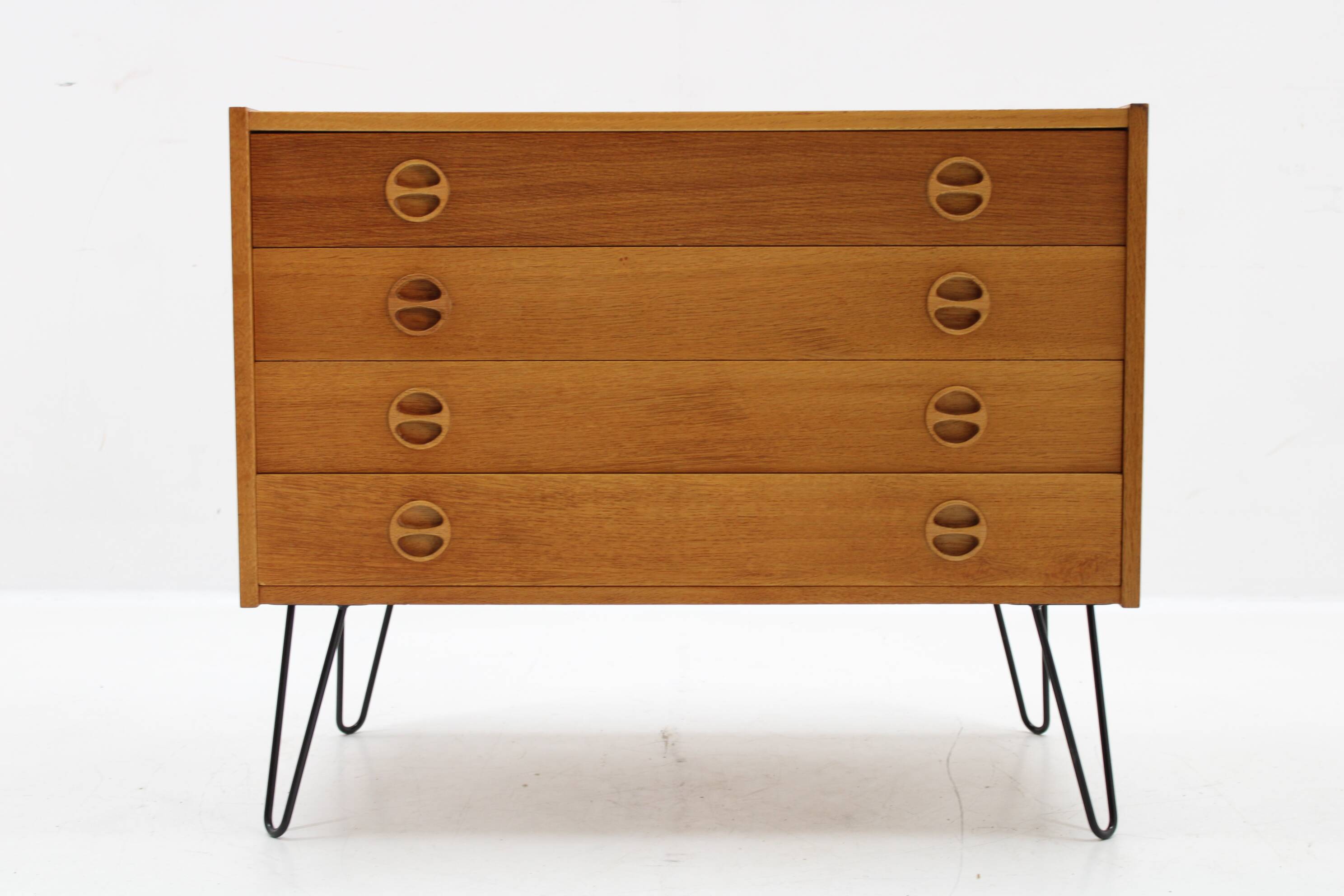 1960s Upcycled Oak Chest of Drawers, Denmark