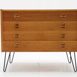 1960s Upcycled Oak Chest of Drawers, Denmark