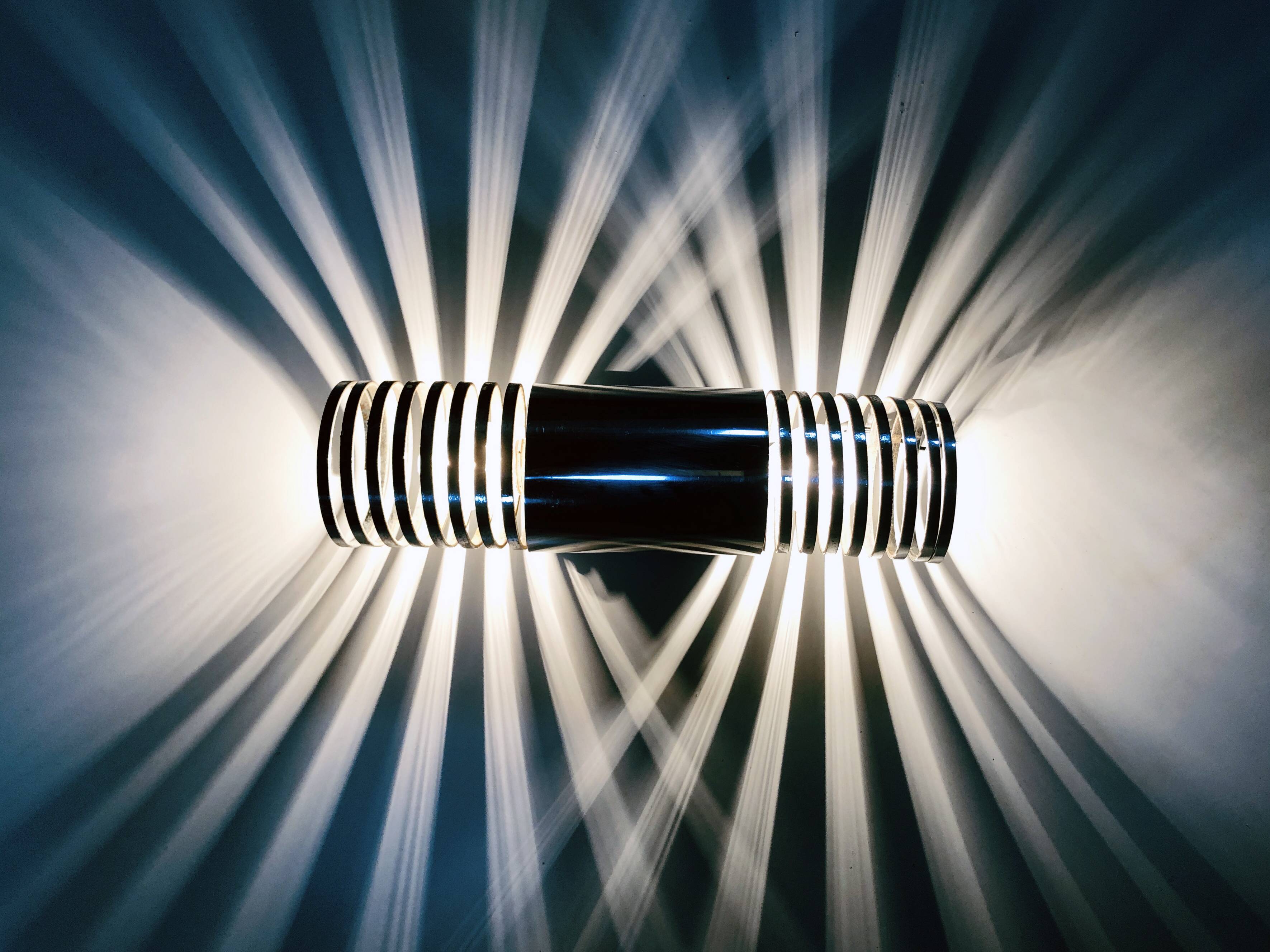 Vintage Wall Lamp • Spirals • Space Age • 1970