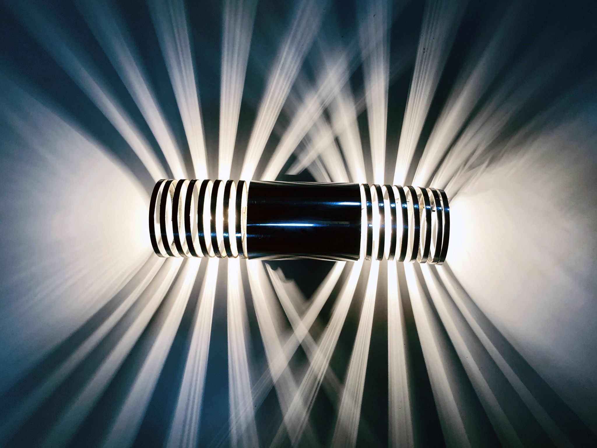 Vintage Wall Lamp • Spirals • Space Age • 1970