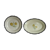 Set of 2 vintage dishes Salins France
