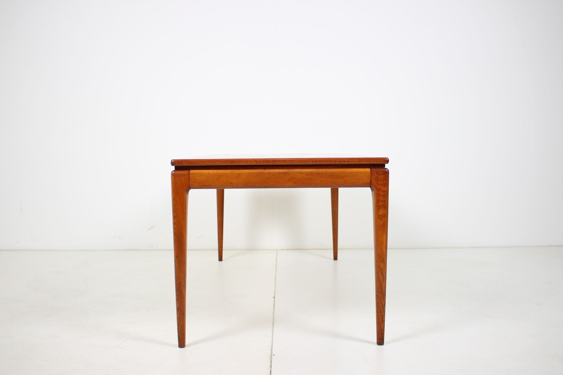 Table de conférence restaurée du milieu du siècle, années 1960
