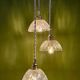 Vintage triple suspension lampshade in cut glass - tableware collection