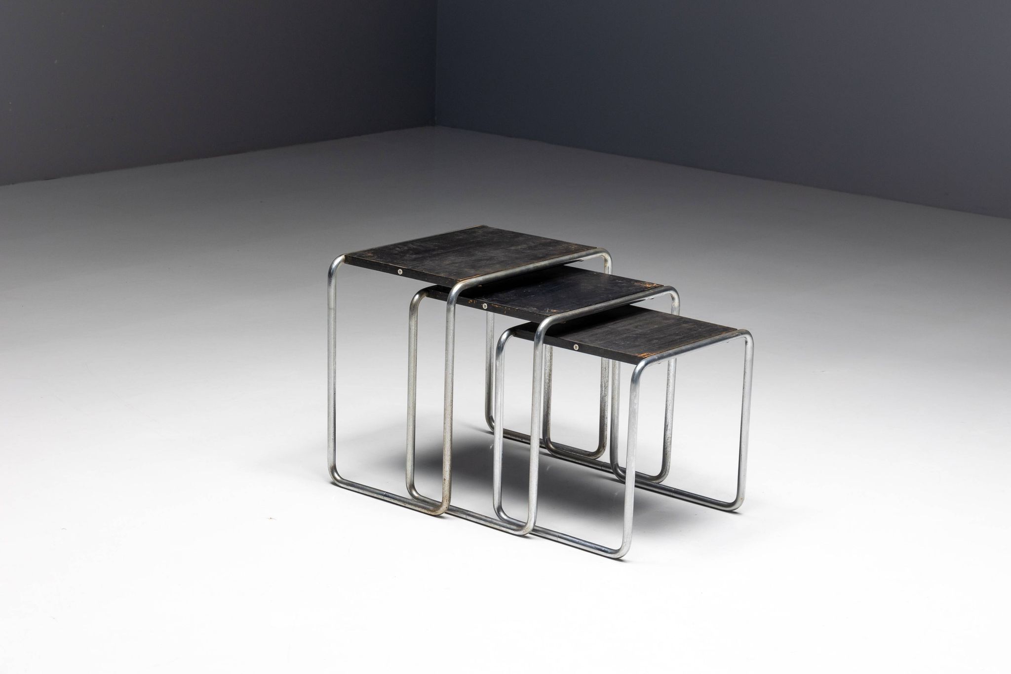 First Edition Side Tables by Marcel Breuer for Thonet, Germany, 1930s