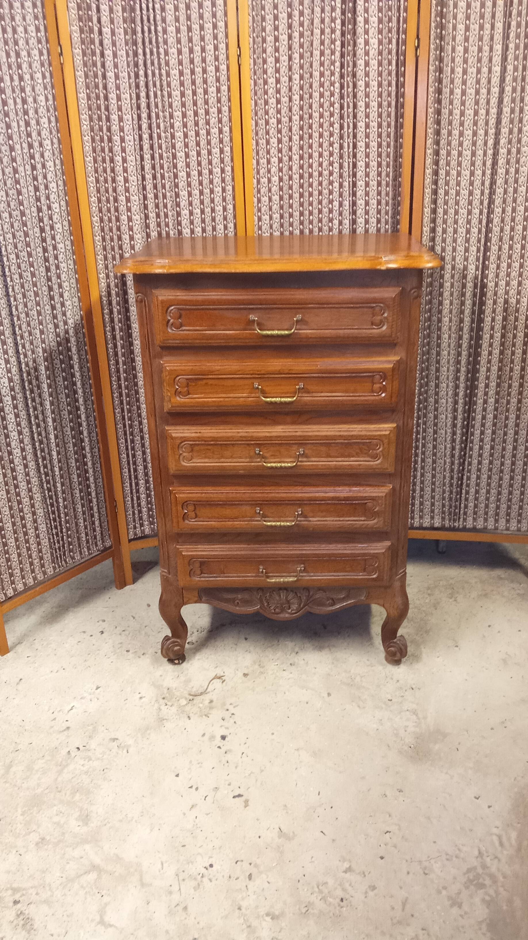 Vintage Provencal style chiffonier
