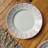 Set of 5 flat plates FB 26 and 31 Badonviller