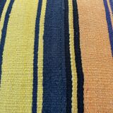 Vintage turkish kilim cushion cover, 60x60 cm