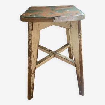 Vintage wooden stool