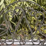 Vintage Magazine Rack - Twisted Wrought Iron Magazine or Vinyl Record Holder