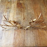 Pair of Italian sconces ear of wheat