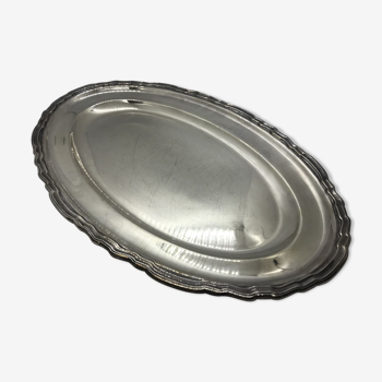 Silver metal dish