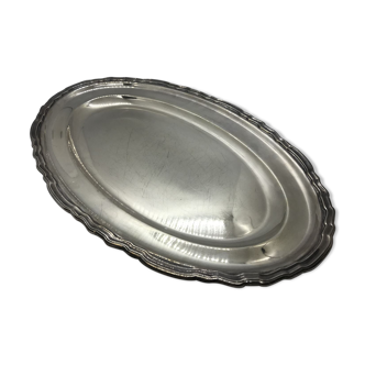 Silver metal dish