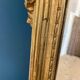 Antique mirror with pediments 138cm beveled glass