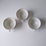 Large Limoges porcelain cups