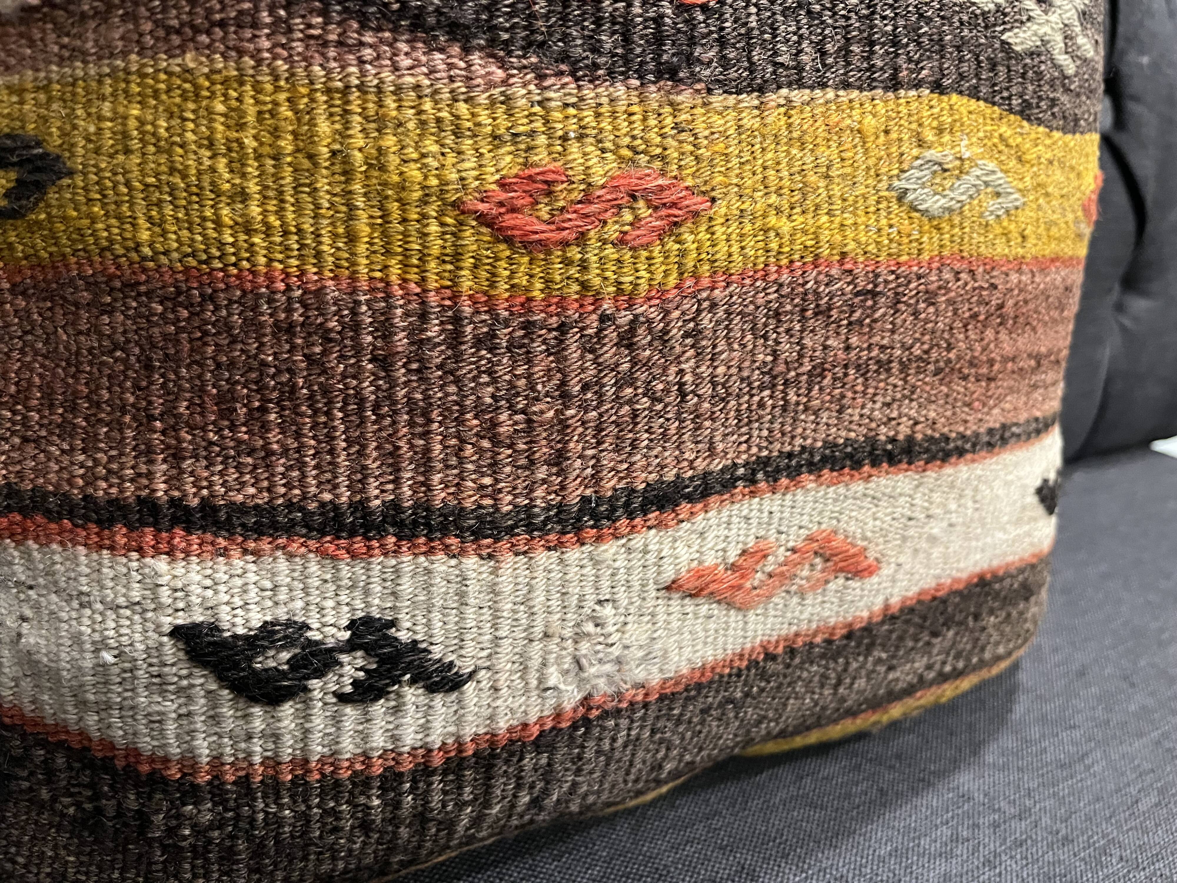 Coussin Kilim fait main