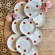 Set of 10 vintage dinner plates, Scherzer Bavaria