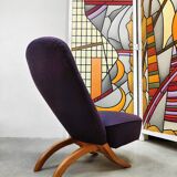 Chaise Congo vintage design hollandais Theo Ruth Artifort