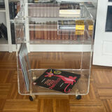 David Lange plexiglass table