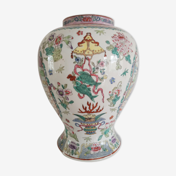 China porcelain covered potiche 47 cm