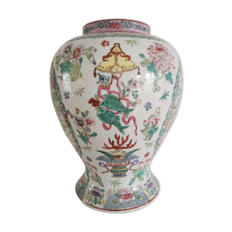 China porcelain covered potiche 47 cm