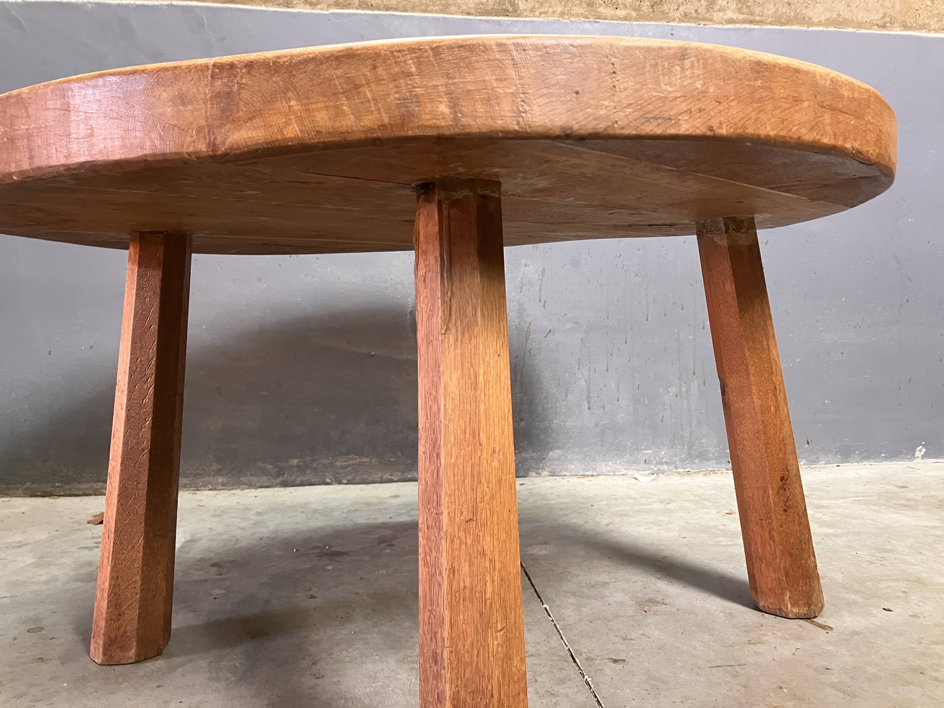 Brutalist coffeetable oak rustic japandi wabi sabi