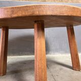 Brutalist coffeetable oak rustic japandi wabi sabi