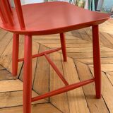 Red FDB Møbler J46 chair
