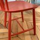 Red FDB Møbler J46 chair