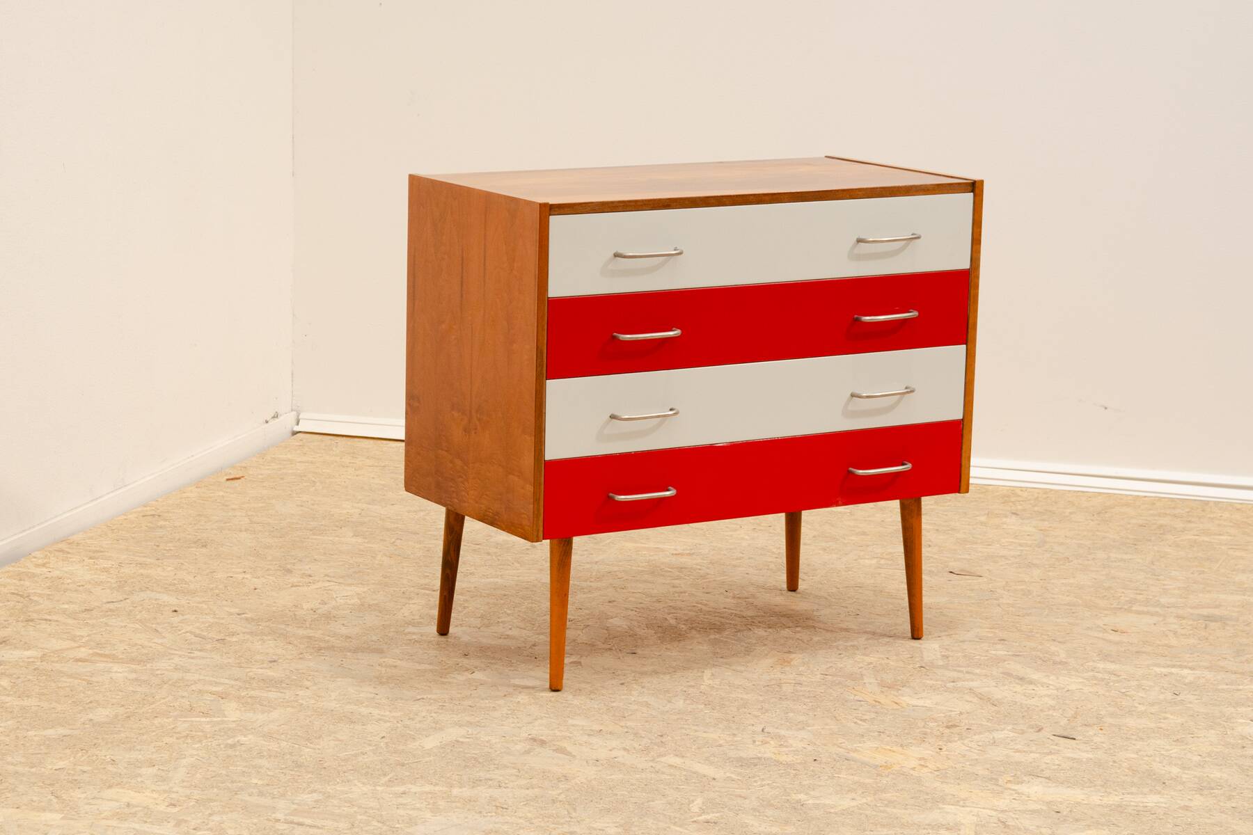 Mid century Eastern Bloc Vintage chest of drawers, 1970´s, Czechoslovakia