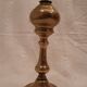 Old lamp foot in electrified brass