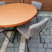 Set of 4 design chairs André Simard, Edition Airborne, French Modernism 1960s