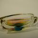 Mid-century cigar ashtray by Josef Hospodka 1950's, heavy crystal metallurgical glass