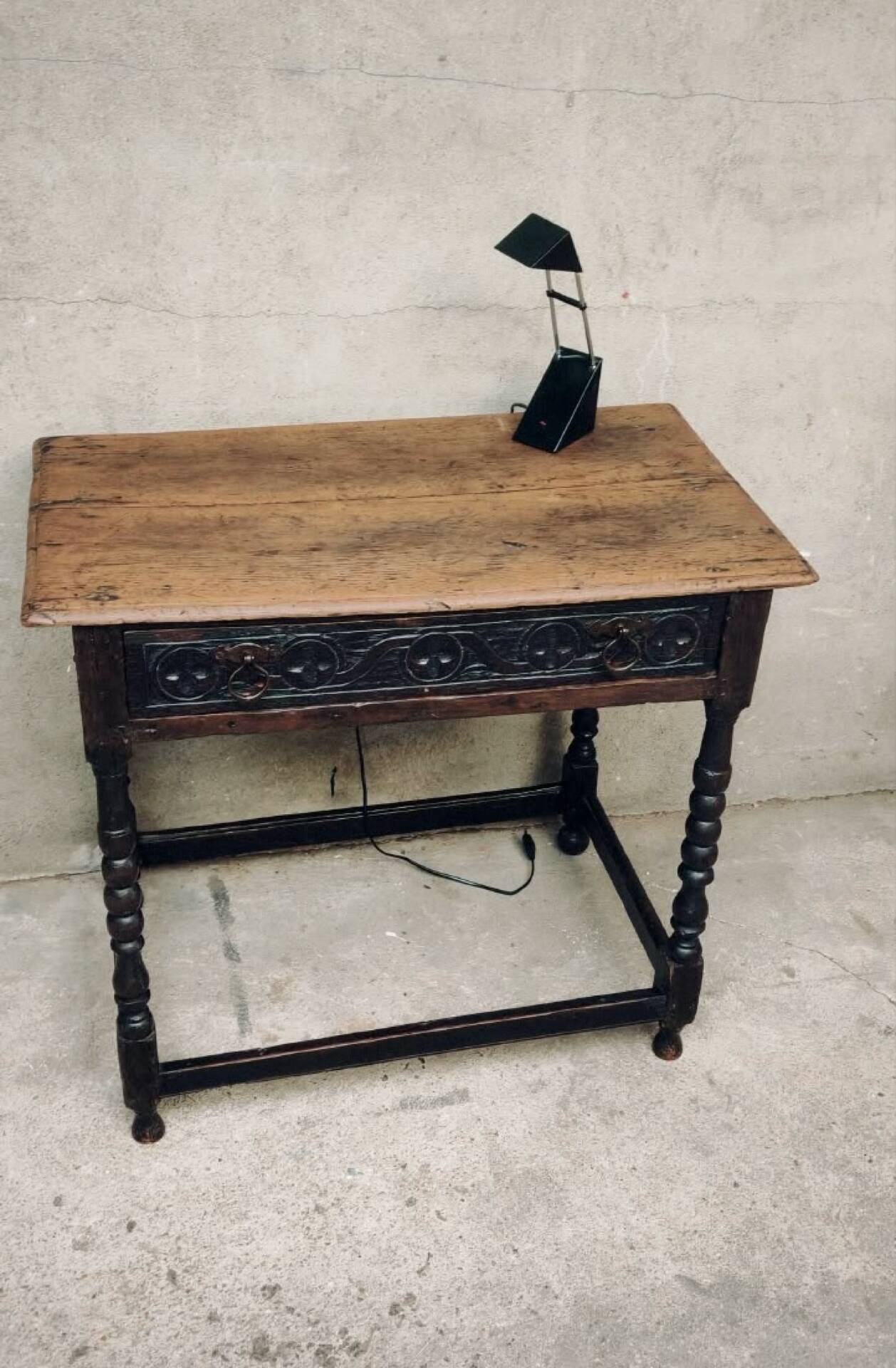 Small desk or table in Henri II style.