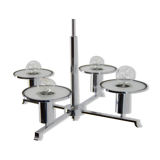 Chrome chandelier, 1930s