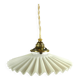 Suspension and rosette in opaline and porcelain