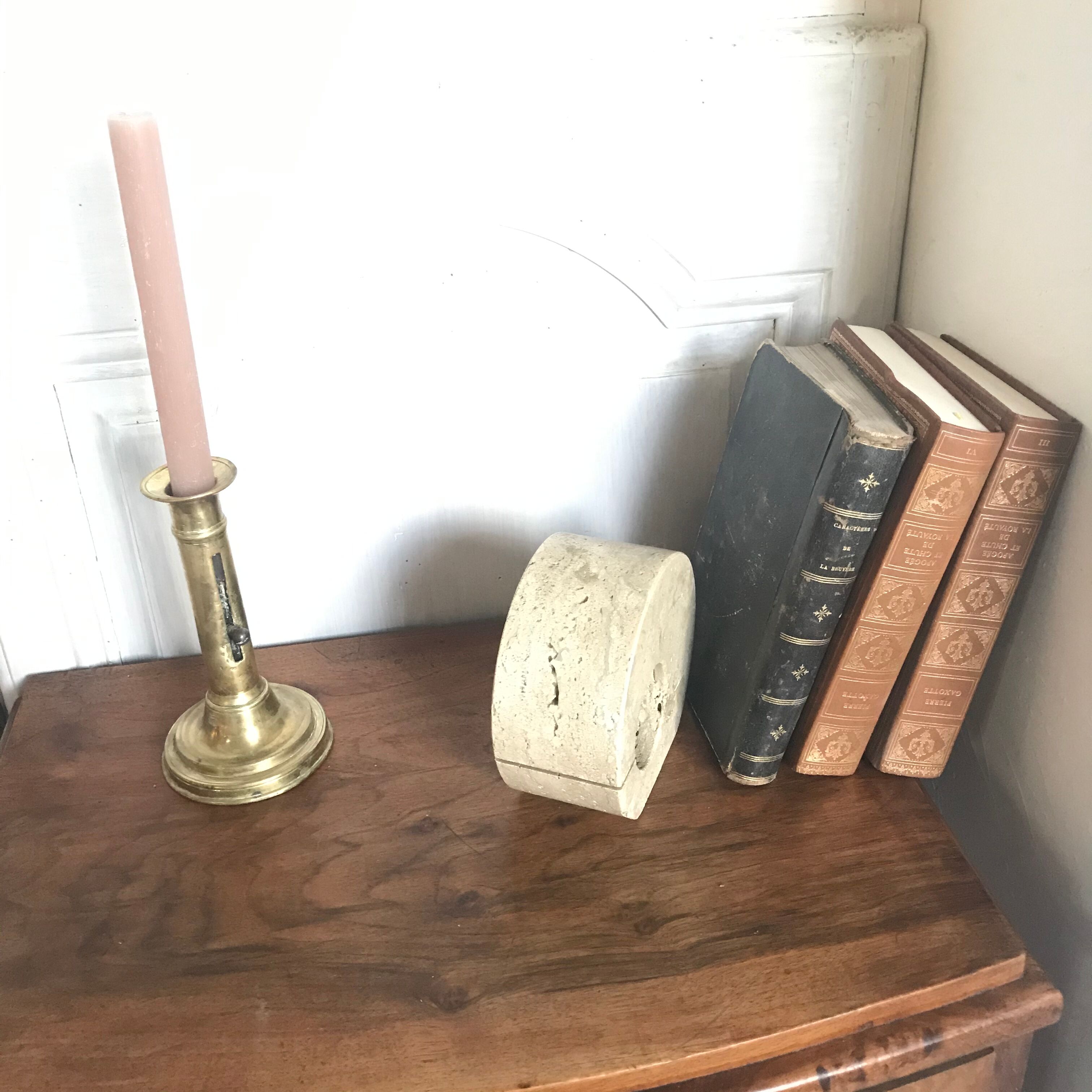 Travertine bookends