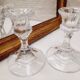 Paire bougeoirs de table