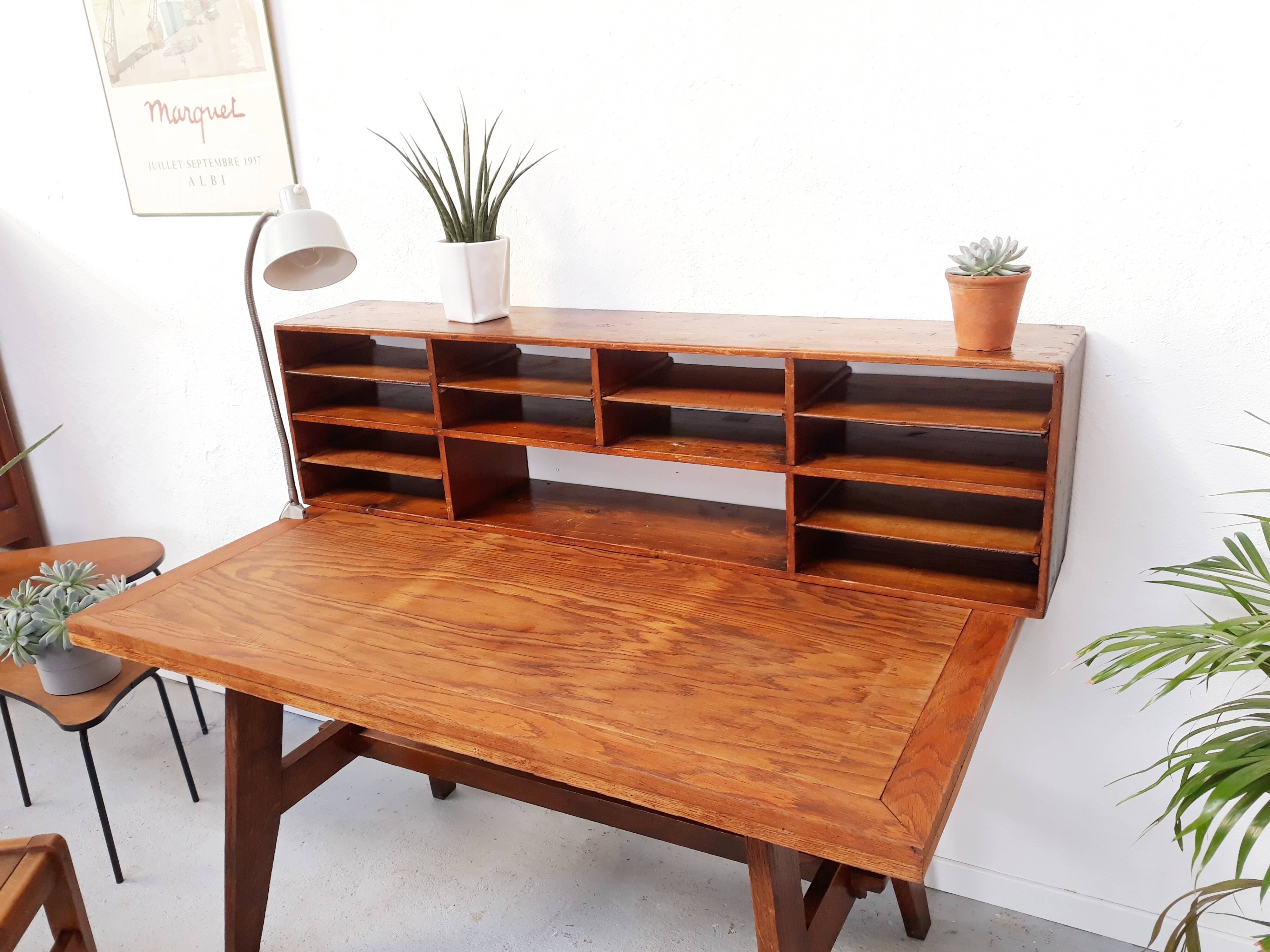 Furniture of craft shelf or sorter wooden document