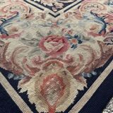 Carpet with knotted stitches in the style of Aubusson
