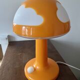 Lampe champignon nuages Skojig Ikea orange design Henrik Preutz