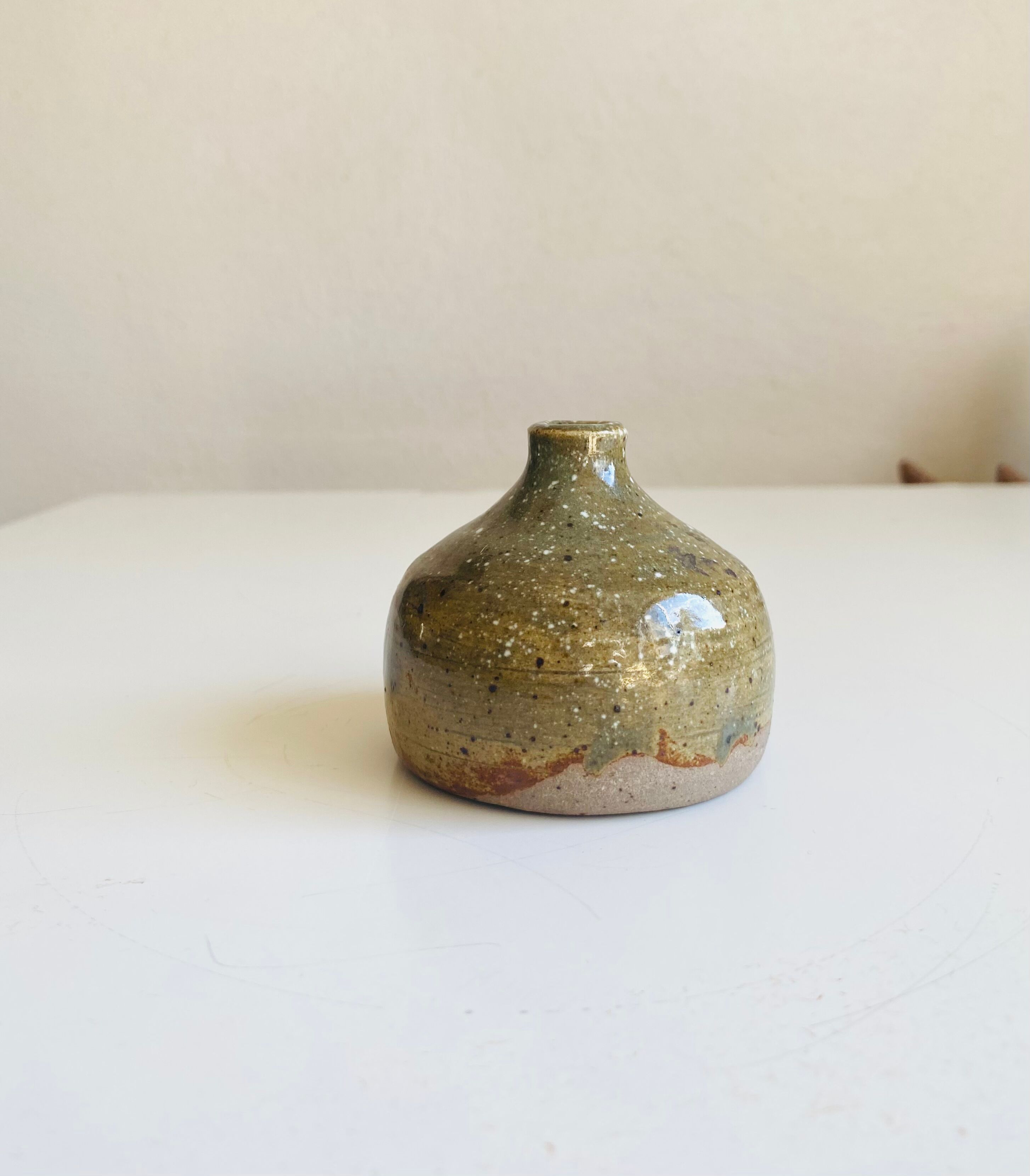 Soliflore glazed stoneware signed