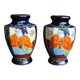 Paire de vases Satsuma vintage