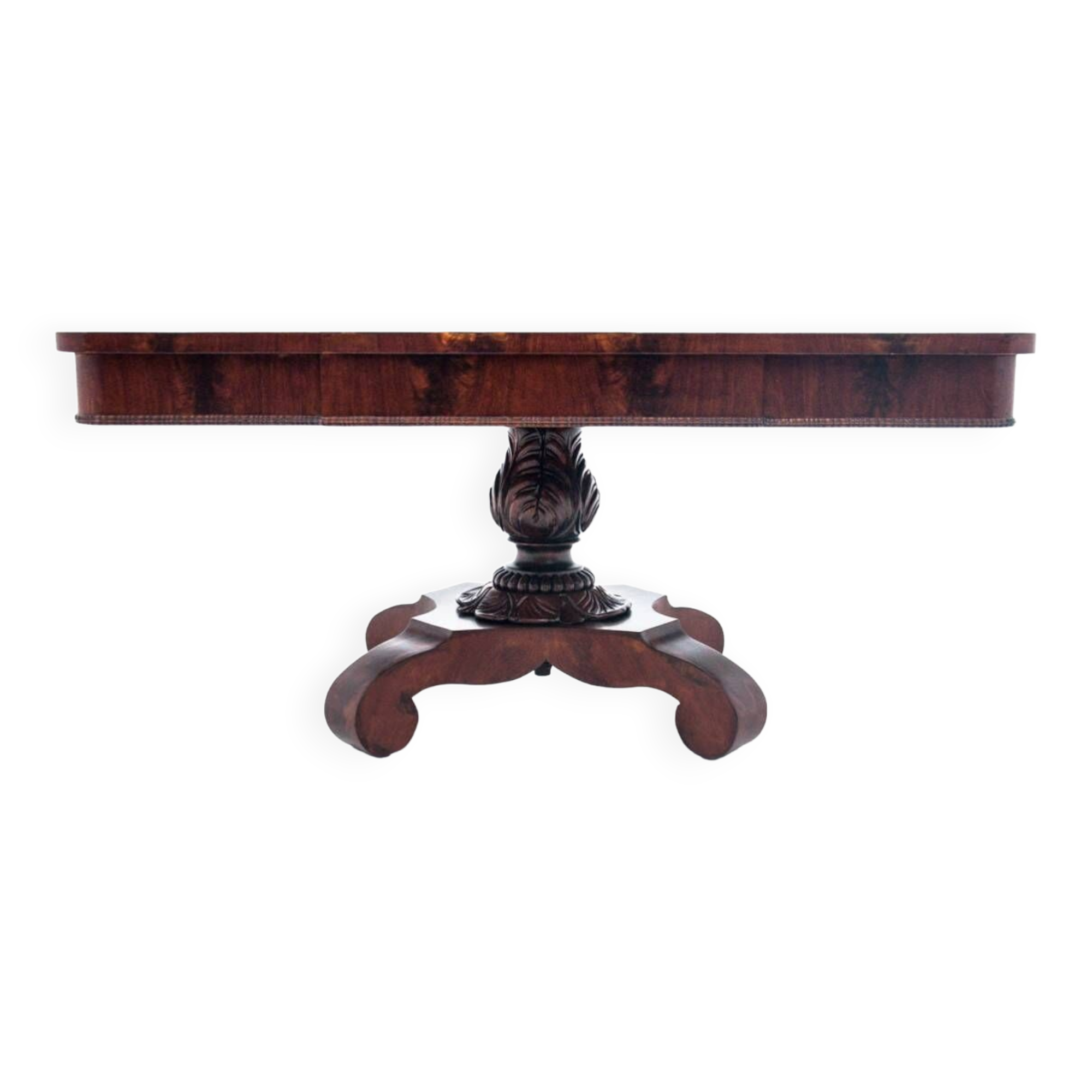 Antique center table, Northern Europe, late 19th century.