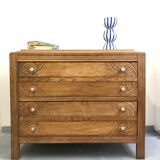 Oak chest of drawers
