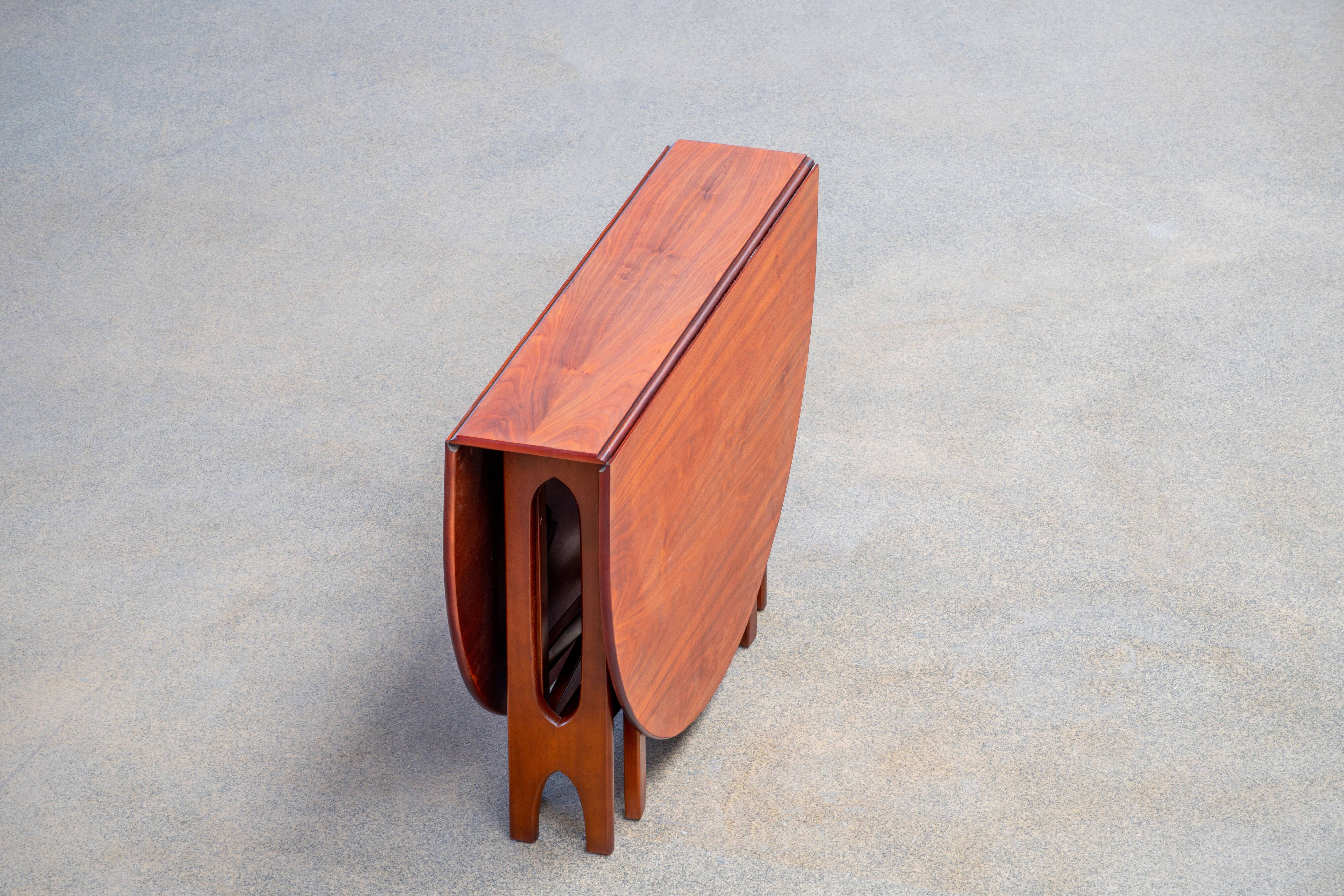 Scandinavian vintage folding table 1960