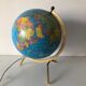 Glass globe tripod 28cm, Taride vintage, 1971